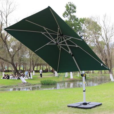 China Modern Cantilever Umbrella Factory 3x3m Stock Stretches Small Roma Umbrella Modern Medium Outdoor Garden Furniture for sale