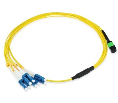 China Singlemode LWL - Kabel-Gelb-Farbe Ausbruch LC DX 2.0mm Mtp zu verkaufen