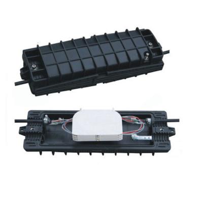 Chine tableau de connexions optique horizontal en plastique de fermeture d'épissure de fibre de PC du noir 4,6,8 pour le cintre aérien à vendre