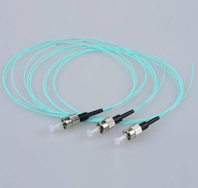 China Trança multimodo da fibra óptica do aqua LSZH da palavra simples OM3 50/125 0.9mm de FC/UPC à venda