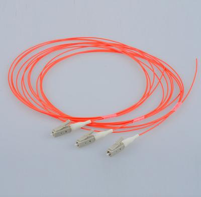 China Trança alaranjada da fibra óptica da palavra simples 2.0mm LSZH do multi-modo 62.5/125 de LC/UPC à venda