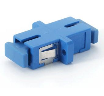 China Simplexsc/upc-Vezel Optische Adapter met ceramische koker blauw GLB met flens Te koop