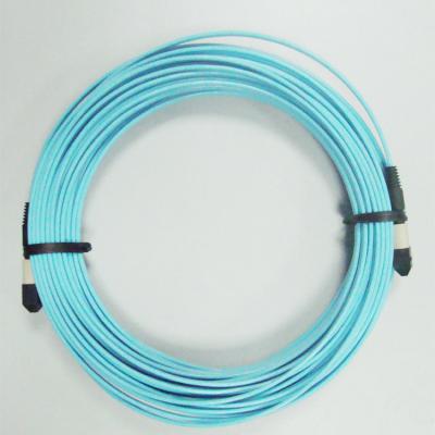 China 2 x MSFP LC Mann des Aqual-Farbe-50/125um OM3 Faser-Lichtleiterkabel-Duplex-10Gb in mehreren Betriebsarten zu verkaufen