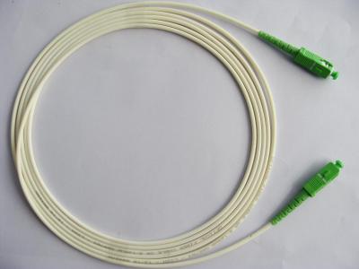 China SC / APC Single mode, G657B3 fiber, LSZH, Fiber Optic Patch Cord for sale