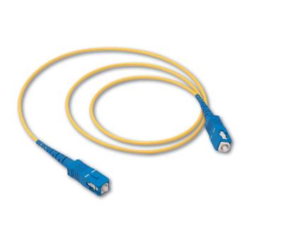 China High Reliability Fiber Optic Patch Cord SC / UPC to SC / UPC SX SM 0.9mm LSZH for sale