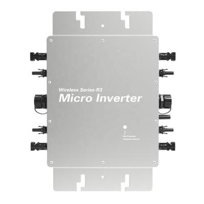 China WVC-2800W MPPT Solar Grid Tie Inverter 2800W For 4 Circuits Input PV Panels DC 22-60V In AC 220V 110V Micro Power Inverter 370mm*300mm*41.6mm for sale