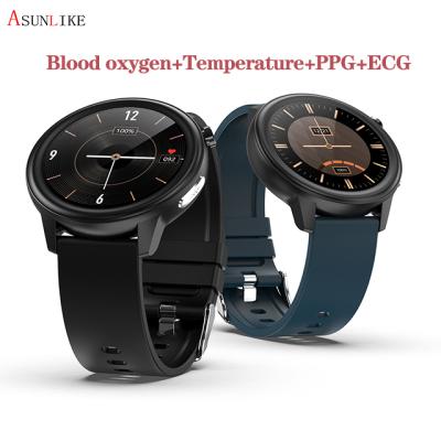 China E80 Touch Screen Body Temperature Smart Watch Bracelet with IP68 PPG ECG Waterproof Smart Watch for sale