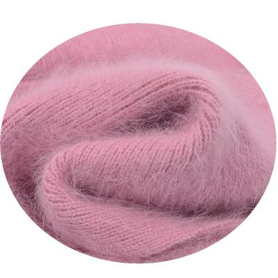 China Factory Dyed Processing Long Wool Mink Stock Yarn Fur Yarn For DIY Hand Made. for sale