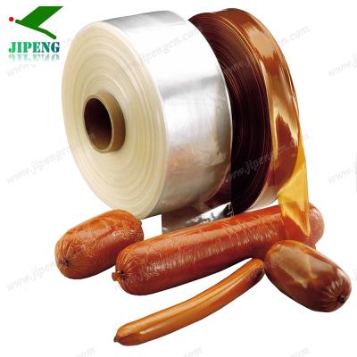 China Permeable For Smoking Hot Selling Transparent Smoke Sausage Casings Bubbled Sausage Casings for sale