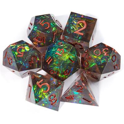 China New Edge Sharp Corner DND Dies Set Handmade Sub Role Playing Pixie Universe Edge Polyhedron Flash Dies 800 Resin Dies for sale