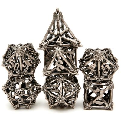 China hot sale new d&d dice polyhedral dice dungeons and dragons metal cavity RPG custom dnd dice set cavity 850*850 for sale