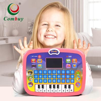 China Educational Toy Early Education Toy Piano Tablet Led Kids Teaching Machine for sale