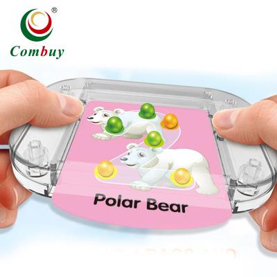 China Improve Child's Manual Ability Mini Palm Game Table Hand Bead Roll Ball Kids Balance Toys for sale