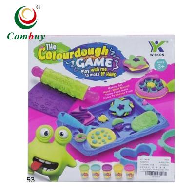 China Clever play dough cookies clay playdough toy set kids play dough for diy for sale