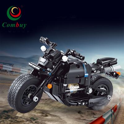 China DIY TOY Assembly Mini Motorcycle Building Blocks 265PCS Model Car for sale