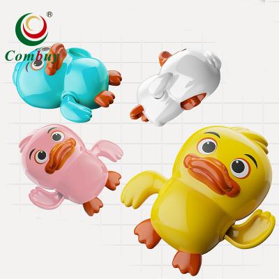 China Bath Toy PS Wind Up Mchanism Baby Tub Duck Bath Toys For Children for sale