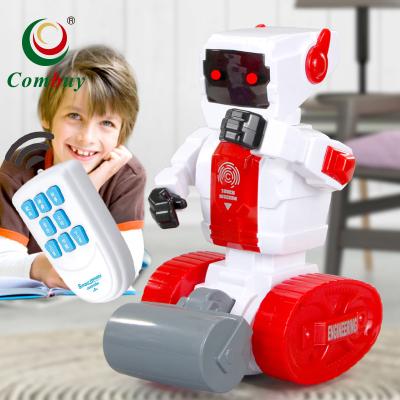 China Multifunction Sound Light Smart Electric Rc Engineering Robot Toys For Kid for sale