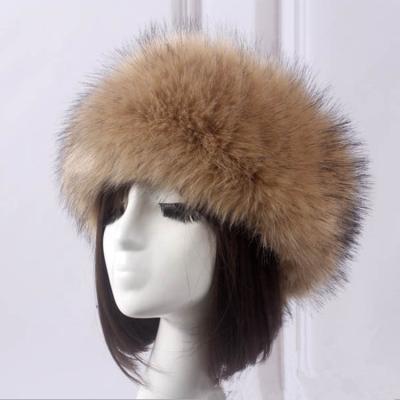 China Fashion COMMON Thick Blank Hat Faux Fur Winter Hat Warm Women Made Fox Fur Beanie for sale