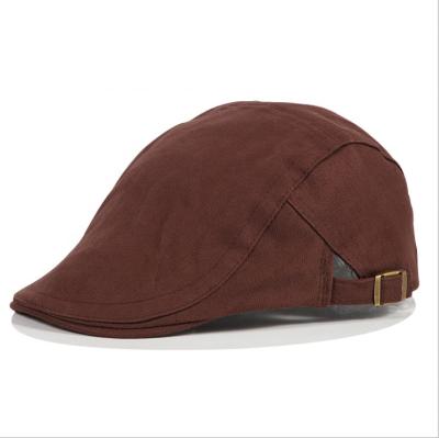 China Image Autumn Winter Flat Hat British Style Beret Berets For Men for sale