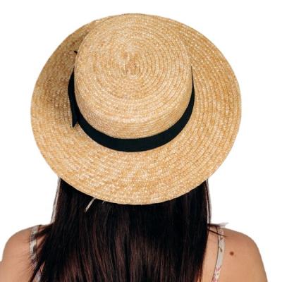 China Wholesale Women Straw Hats Wide Brim Panama Straw Beach Image Hat for sale