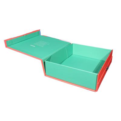 China Recycled Materials Wholesale Cosmetics Makeup Skin Care Electronics Clothing Shoe Folding Rigid Gift Packaging Box for sale