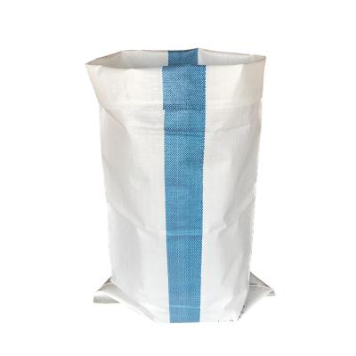 China Recyclable Top Selling White PP Woven Bag 50kg Capacity Sugar Packaging Woven Bag for sale