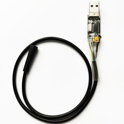 China USB Programming Cable For Bafang BBS01 BBS02 BBS03 BBSHD eBike Customizing Motor Reprogramming For 8FUN Cable ~35x16*9mm for sale