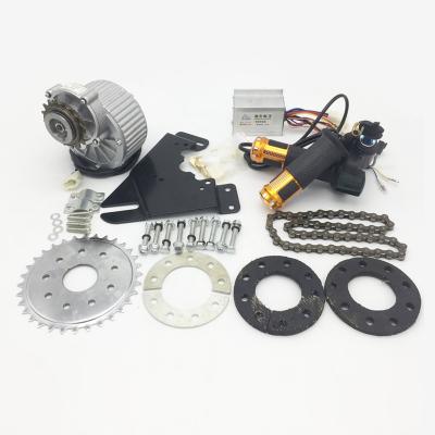 China Cheapest 24V 36V 450W 500W Side Hang Brush Motor Electric Bike conversion kits ebike with drop out 6