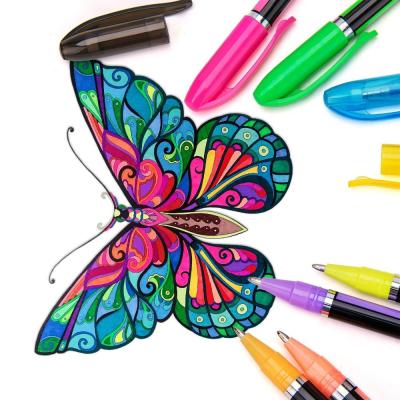 China Multicolor Glitter 12-36 Colors Artist Stationery Glitter Gel Pen Color Gel Pen Set for sale