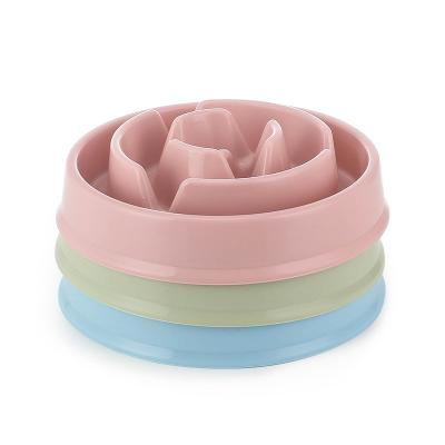 China Slow Sustainable Wholesale Pet Eat Feeder Dog Plastic Pet Bowl Food Pet Bowl For Dog for sale