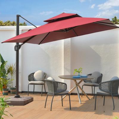 China Contemporary 3 Meters Adjust Promotional Good Quality Outdoor Umbrella Garden Umbrella Patio Umbrella for sale