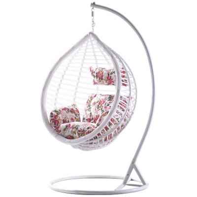 China Modern Hanging Basket Swing Chair Indoor Living Room Leisure Swing Chair Balcony Rough Rattan Swing Hanging Chair for sale