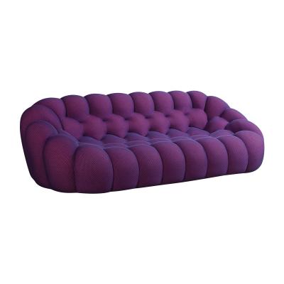 China Other Sofa Bean Bag Chair Cheap Furniture Modern Fabric Upholstery Relax Curved Honeycomb Bubble Sofa for sale