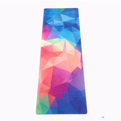 China Eco-Friendly Body Anti-slip Printing Exercise Organic Natural Rubber Non Slip Yoga Mat Graphic 4mm Mat De Yoga for sale