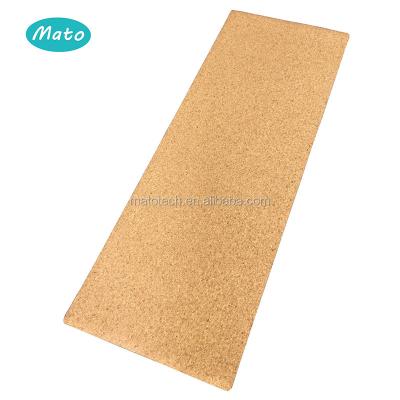 China Eco - Friendly Organic Resting Yoga Mat , Organic Cork And Natural Rubber Mat For Earth And Health for sale