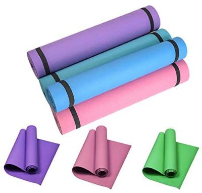 China Thick EVA Yoga Pilates Large Exercise Custom Printed Custom Print Eva Foam Yoga Mat for sale