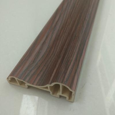 China Promotion waterproof wpc window molding pvc frame line interior wall moldings decorative corner molding for sale