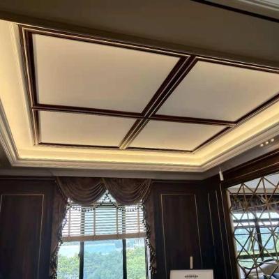 China Wood plastic composite ceilings wpc wall ceiling low price pvc sheet art decoration material home for sale