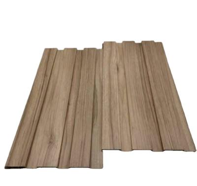 China Home Interior Supermarket Decoration DIY Installation Wood Fiber WPC Bamboo Wall Panel for sale