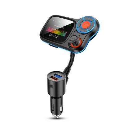 China With LED Display Fm Transmitter Usb Car Charger Adapter Usb Car Adapter Dual USB Car Chargers FM Transmitter Wireless MP3 Radio for sale