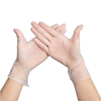 China Food Factory Vinyl White Disposable Gloves for sale