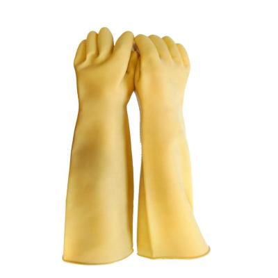 China Rubber Gloves from Comfortable Top Latex Household Gloves Company Nam Long Non-Protein Natural Household Rubber Gloves for sale