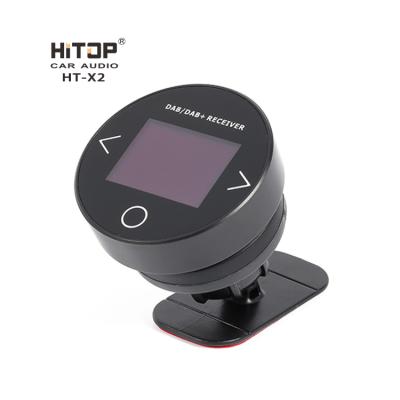 China HT-X2 car radio aux. Out Of Digital Tuner DAB Adapter FM Transmitter Kit Car Home Universal DAB+ Radio Receiver for sale