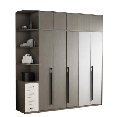 China (Size) Adjustable Wardrobe Whole Customization - Modern Light Luxury Bedroom Wood Wardrobe for sale