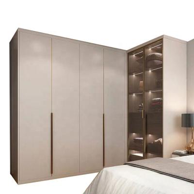 China Custom Wooden Bedroom Storage Wardrobe (Size) Adjustable Professional Unique Design for sale