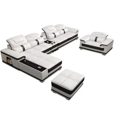 China Leather sofa (height) adjustable modern massage combination for sale