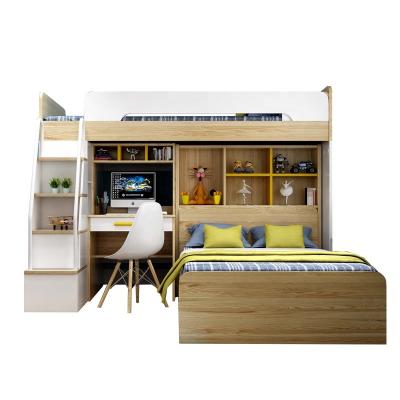 China Home Modern Wooden Bed Children's Bed Children's Bedroom Eco-Friendly Bunk Bed for sale