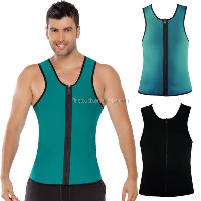 China Muscle Shirt Gym Neoprene Waist Cincher Antibacterial Sweat Thermal Body Vest for sale