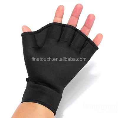 China For Water Sports Neoprene Web Waterproof Swimming Gloves for sale