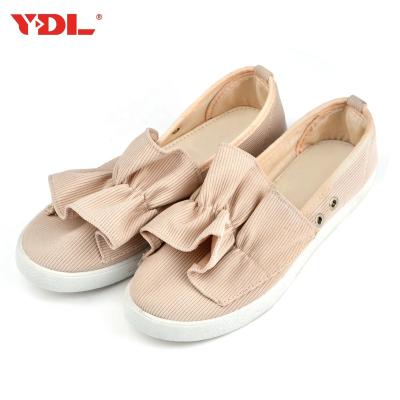 China Hot Sale Fashion Ladies Corduroy Canvas Shoes Popular Casual Shoes OEM And ODM for sale